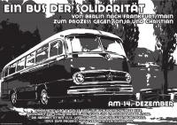 Ein Bus der Solidarität von Berlin nach Frankfurt/Main zum Prozess gegen Sonja und Christian am 14