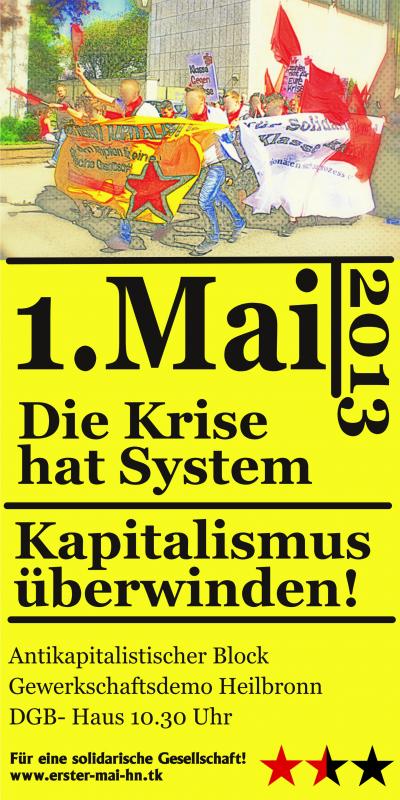 Plakat: 1. Mai Heilbronn