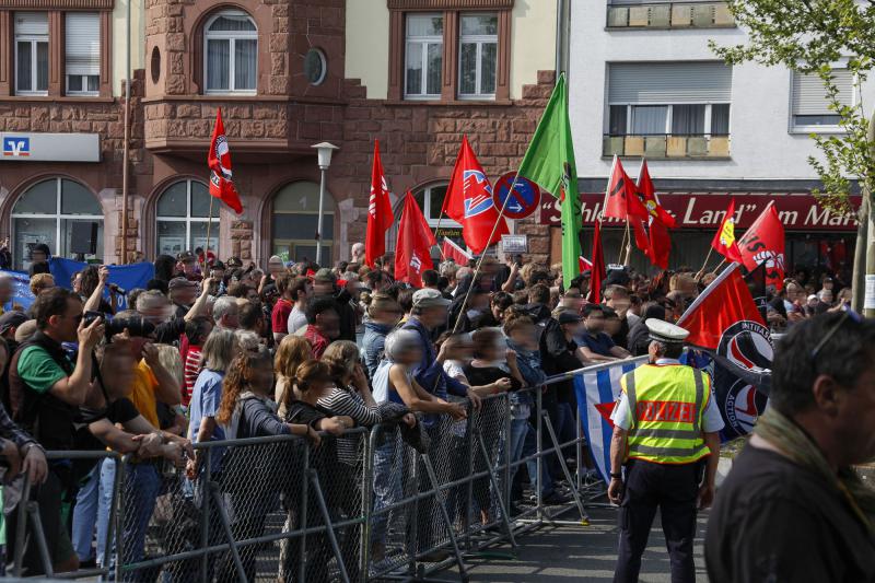 Breit aufgestellter Protest