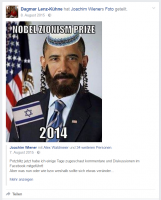 Lenz-Kühne teilt eine antisemitische Fotomontage des US-Präsidenten Obama