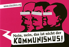 Nein nein, das ist nicht der Kommunismus! (Aufkleber pink)