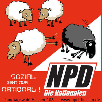 Unter anderem die NPD guckt ab