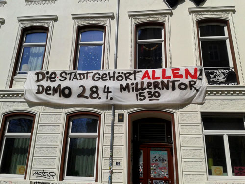 Die Stadt gehört allen, Stadtteildemo am Millerntor