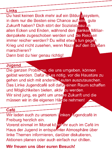 Flyer Rückseite