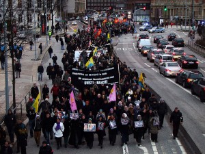 Demonstration in Hamburg