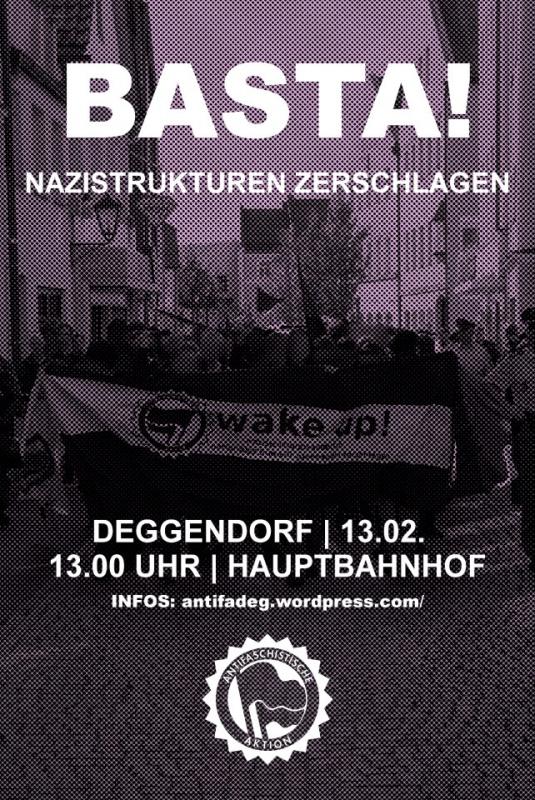 Basta! Nazistrukturen zerschlagen!