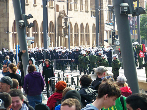 Polizeikessel am HBF