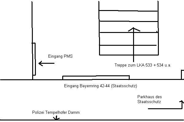 Staatsschutzgebäuder Berlin, Bayernring 42-44, EG