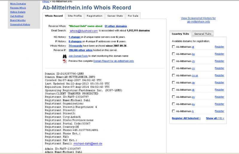 AB-Mittelrhein.info Administrator Dahl