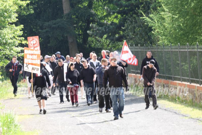 … kam es erneut zu einem Angriff auf Antifas. Auch hier ganz vorne dabei Benjamin Weise. (foto: pressedienst frankfurt (oder))