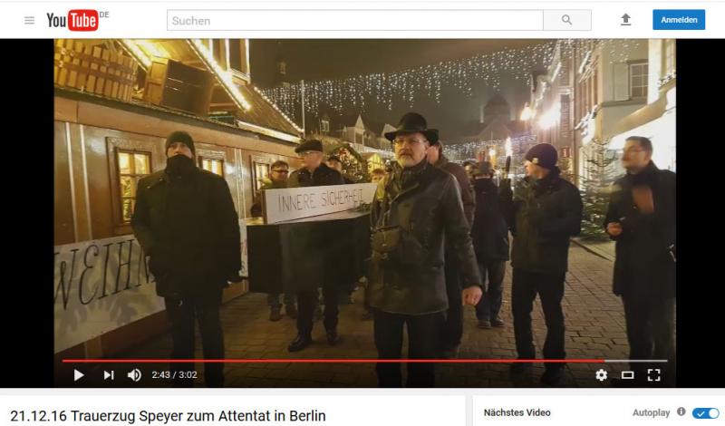 "Ein Prozent" Aktion auf dem Speyerer Weihnachtsmarkt