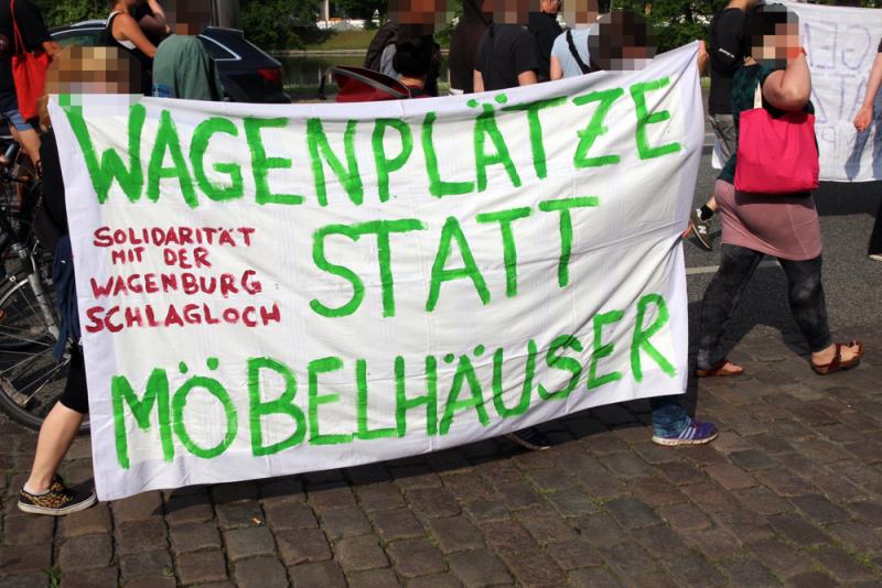 Kiel: Räumung der Wagengruppe Schlagloch + Demo 6