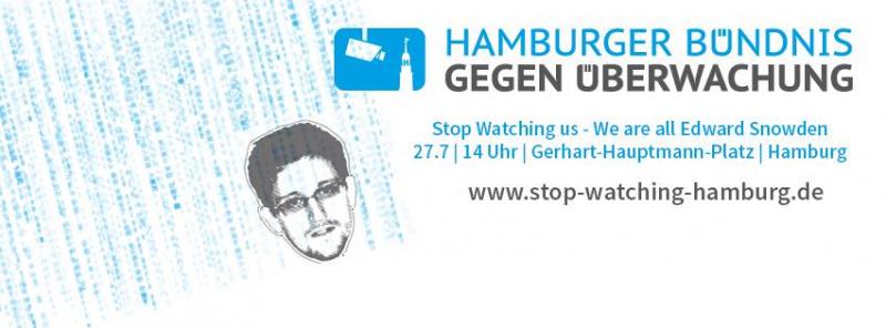 Demo gegen Überwachung