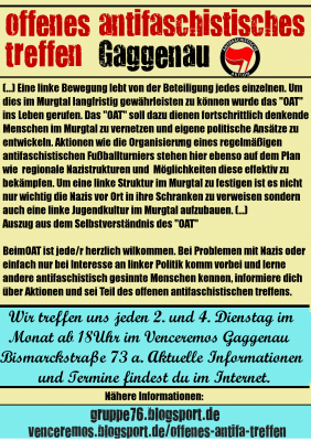 Flyer Rückseite