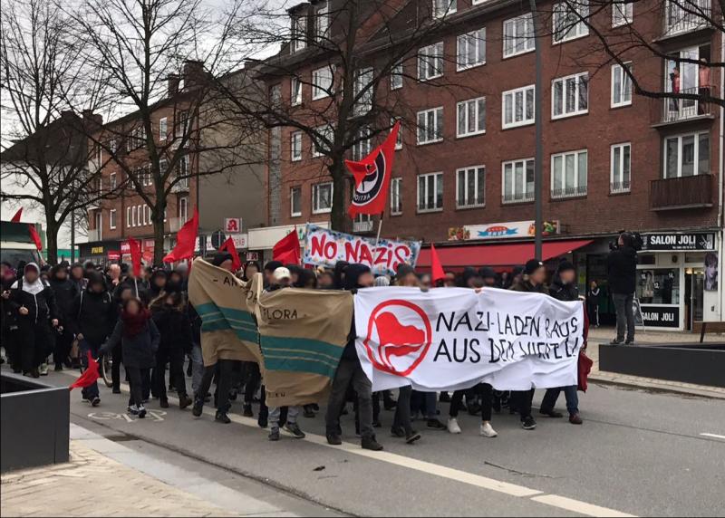 Demo in Barmbek