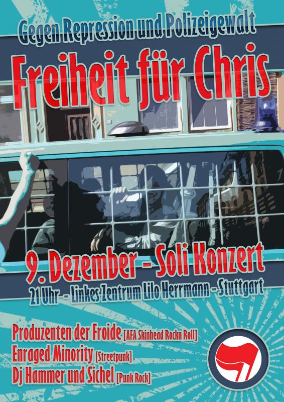 Freiheit für Chris!