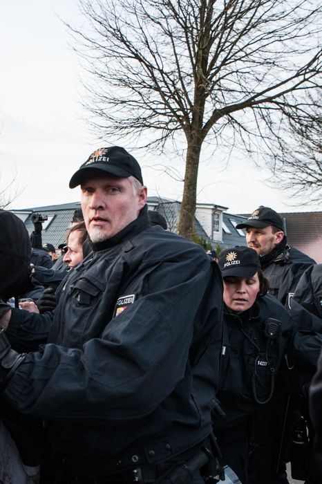 Hauptverantwortlicher Polizist des Übergriffs