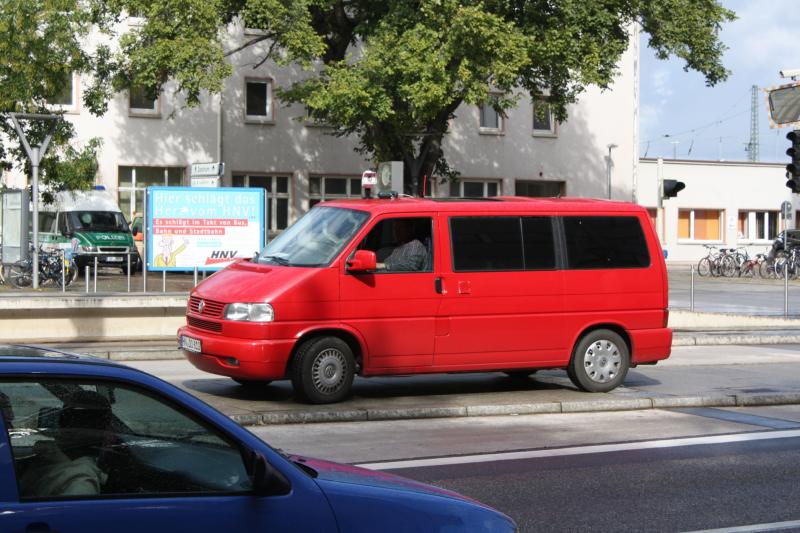 Dokuwagen der Polizei