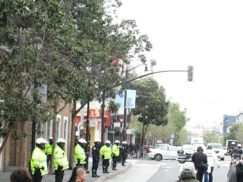 Police in the Mission District