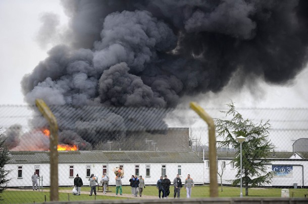 Aufstand im Ford Open Prison in England 