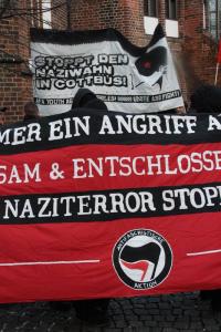 Antifa-Demo am 27. November in Cottbus