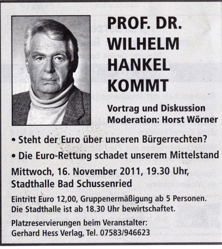 Hankel-Vortrag