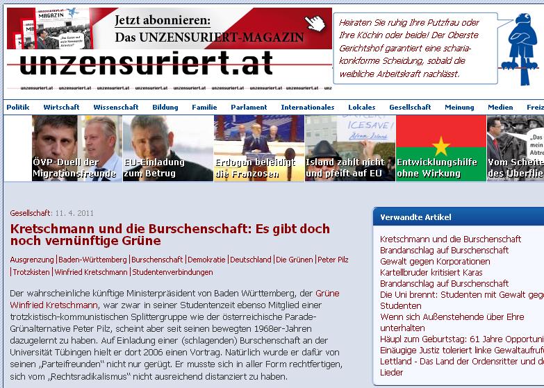 unzensuriert.at zu Kretschmann