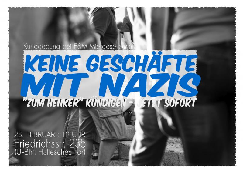 Keine Geschäfte mit Nazis