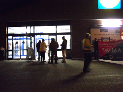 Protestaktion gegen LIDL-Filiale in Bochum-Laer am 19.12.2011