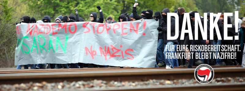 Gleisblockade Frankfurt: Danke für die Risikobereitschaft.