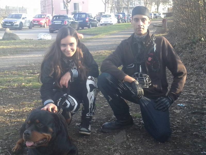 Gordon Braganza mit der Tochter von Vanessa Dischinger