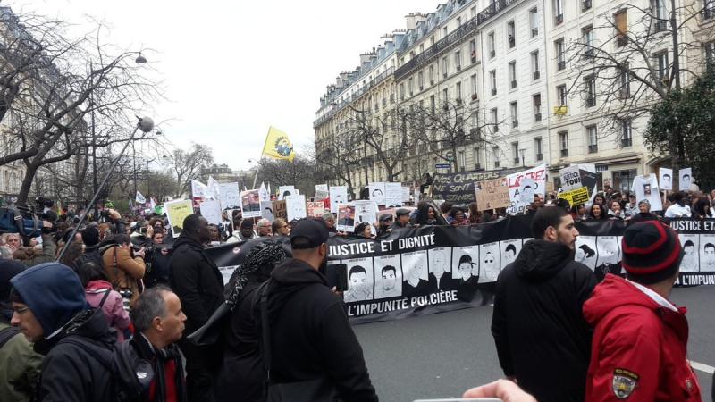 Demonstration in Paris