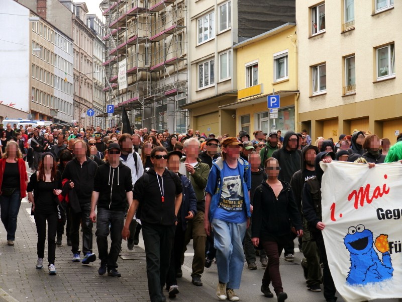 Autonomer 1.Mai 2014 @ Hochstraße Wuppertal