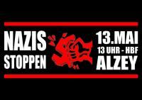  Aktionen gegen den Naziaufmarsch am 13. Mai in Alzey