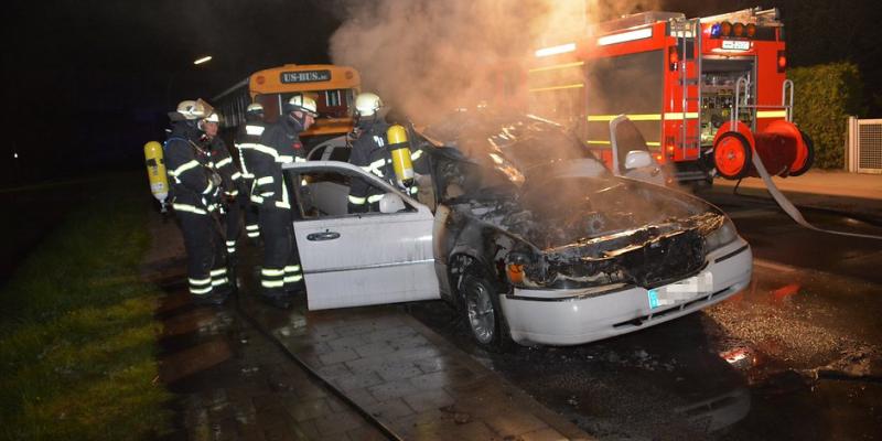 In Bergedorf fielen den Tätern zwei Limousinen eines Autovermieters zum Opfer.