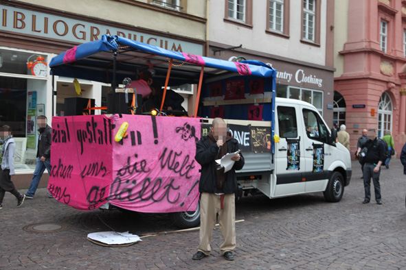 Auftakt am Marktplatz