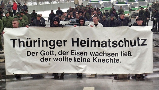 Thomas G. soll aktiv im "Thüringer Heimatschutz" gewesen sein. Foto: dpa 