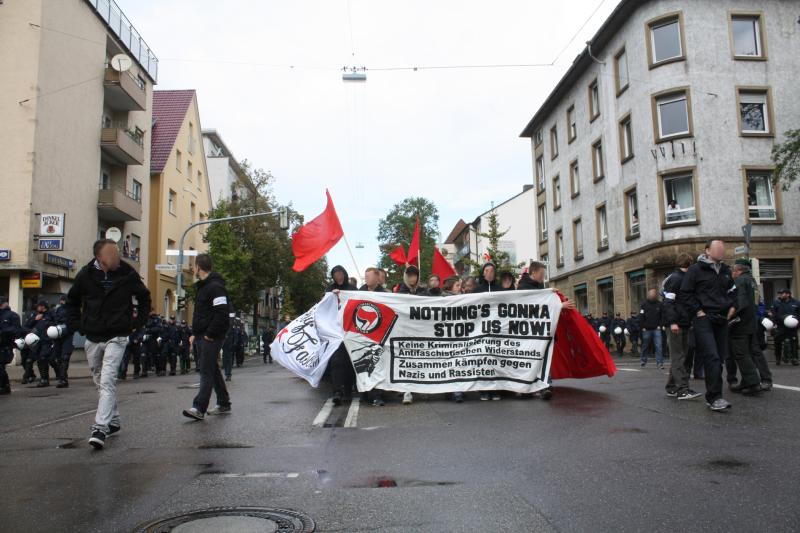Demo in Weststraße