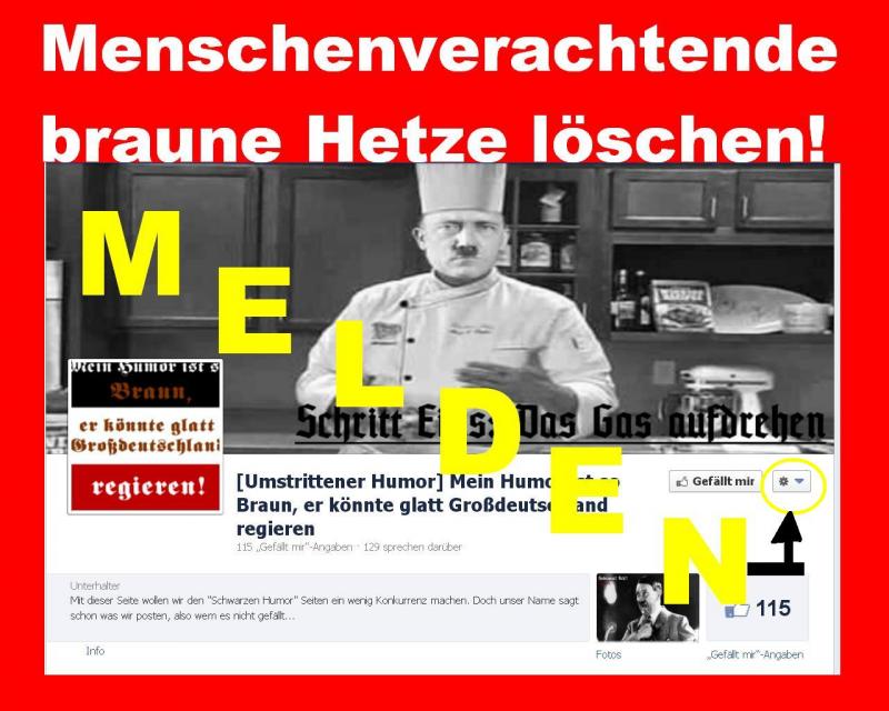 ekelhafte Nazi-Hetze auf Facebook!