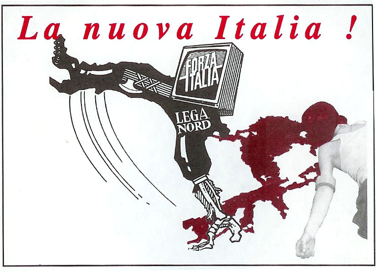 Aufkleber von 2001- Carlo Giuliani - "La nuova italia!"