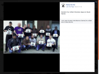 Autour du Lac - facebook-site mit anonymisierten Gesichtern