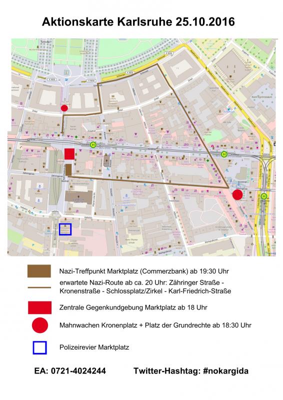 Aktionskarte Karlsruhe