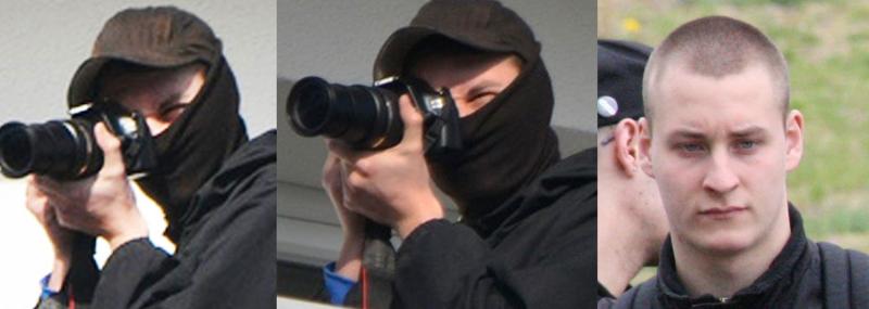 Der Neonazi-Fotograf wurde von Antifaschist*innen identifiziert. Es handelt sich um Christian Schm., Mitglied des "Nationalen Widerstandes Berlin".(Bildquelle: Flickr, Indymedia)