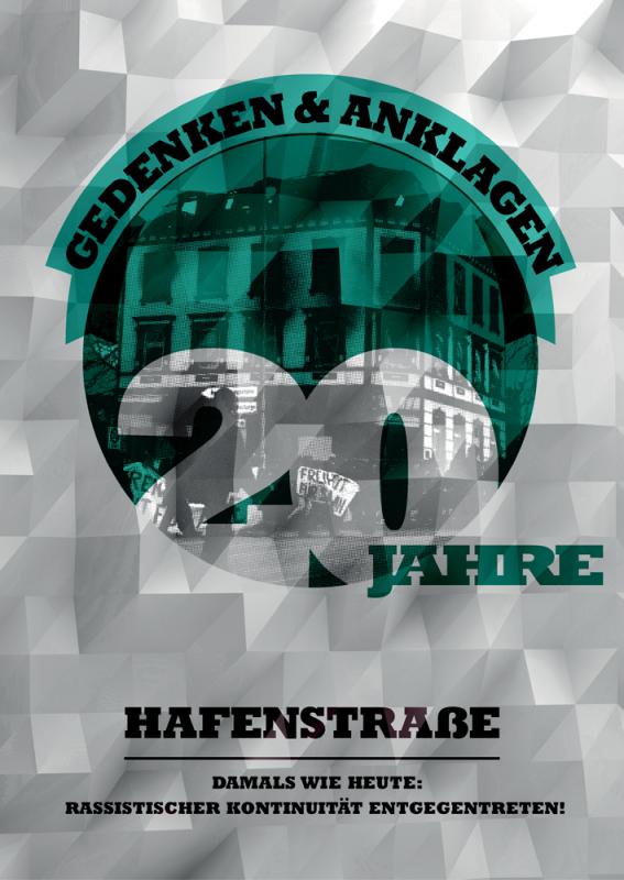 20 Jahre Hafenstraße - Flyer-Vorderseite