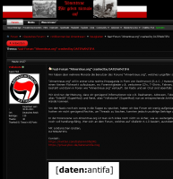 Ahnentreue.org crashed by DATENANTIFA