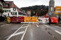 Proteste gegen den NPD-Bundesparteitag in Weinheim