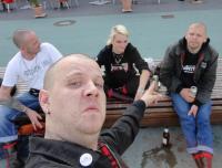 Neonazis Bernd und Melanie Tödter mit Dirk (ganz links) und Reick (zweiter von links) aus Kassel