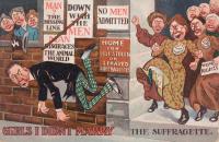 altes Suffragetten-Plakat