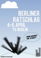 Einladung Ratschlag an der TU Berlin 4.-6. April 2014
