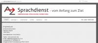 016 Homepage AZ-Sprachdienste von Anne Zielisch